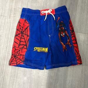 Marvel Spider Man Boys Kids Swim Trunks Board Shorts Size 7